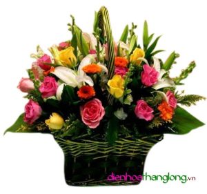 Hoa Giỏ Lẵng 032